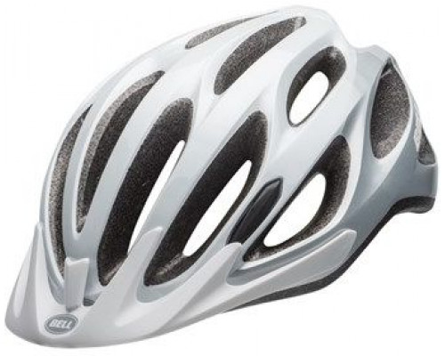 BELLTraverse gloss white silver (54–61 cm) - BEL-7078379
