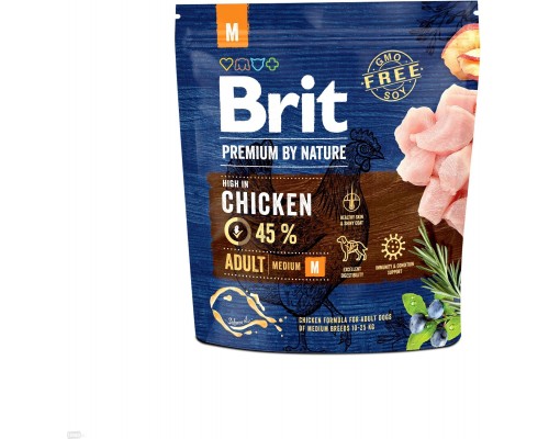 Brit Premium By Nature Adult M Medium 1kg