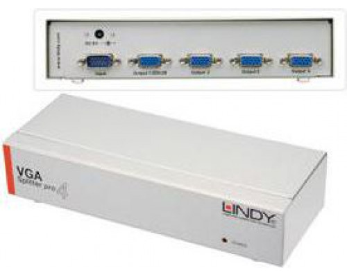 Lindy Splitter 4x VGA Silver (32572)